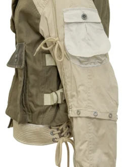 Cropped Utility Multi-Pocket Jacket