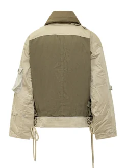Cropped Utility Multi-Pocket Jacket