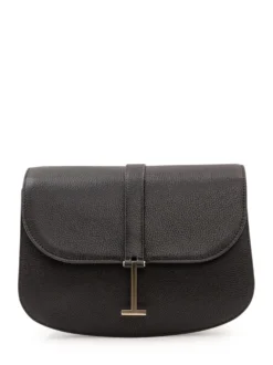 Crossbody Bag with Curved Flap