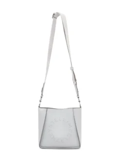 Crossbody Bag with Perforated Logo