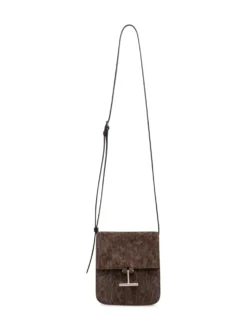 Crossbody Bag with T Closure