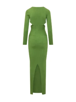 Cross Over Knit Maxi Dress