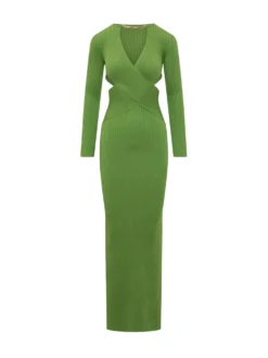 Cross Over Knit Maxi Dress