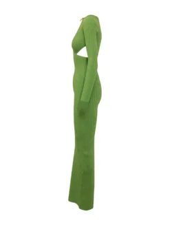 Cross Over Knit Maxi Dress