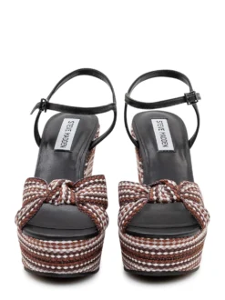 Cross Strap Wedge Sandals