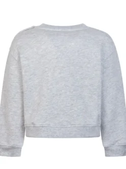 Curved Logo Crewneck Sweatshirt