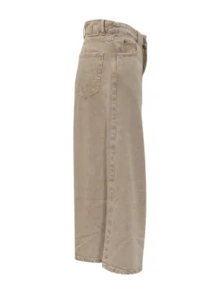Denim Bermuda Shorts with Pockets