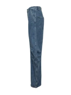Denim Cargo Pants