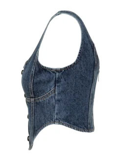 Denim Corset Top