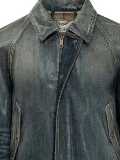 Denim Jacket with Classic Collar
