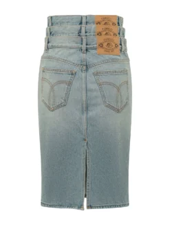 Denim Midi Skirt