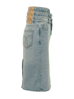 Denim Midi Skirt