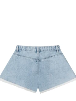 Denim Shorts with Embellishments