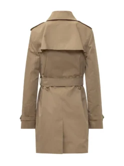 Double Breasted Belted Trench Coat
