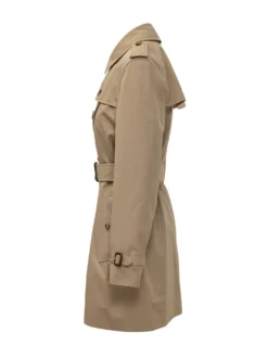 Double Breasted Belted Trench Coat