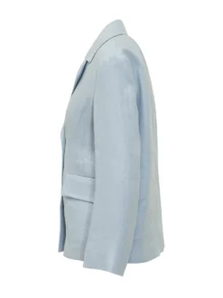 Double Breasted Jacket with Contrast Buttons