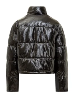 Down Jacket with Logo