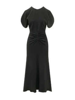 Draped Midi Dress