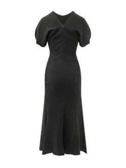 Draped Midi Dress