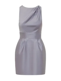 Draped One Shoulder Dress