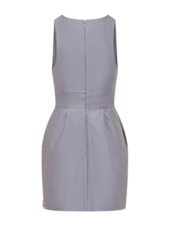 Draped One Shoulder Dress