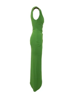 Draped One Shoulder Midi Dress