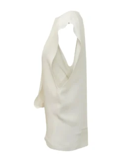 Draped Sleeveless Blouse