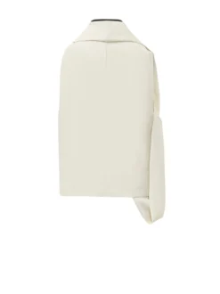 Draped Top with Contrast Band