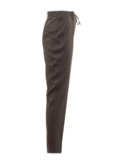 Drawstring Trousers with Elasticated Waist