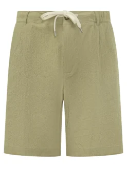Drawstring Waist Bermuda Shorts