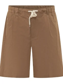 Drawstring Waist Bermuda Shorts
