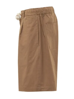 Drawstring Waist Bermuda Shorts