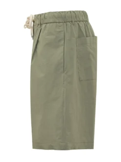 Drawstring Waist Bermuda Shorts