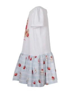 Dress with front print