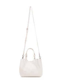 Dua Leather Shoulder Bag with Single Handle