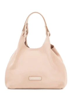 Dua Suede Leather Shoulder Bag