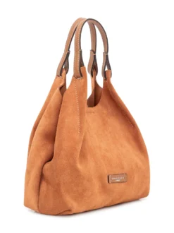 Dua Suede Leather Shoulder Bag