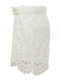 Dune Shorts with Broderie Details