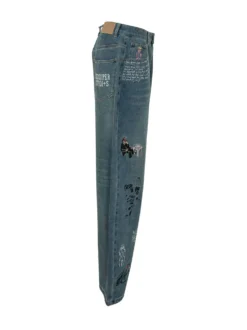 Embroidered Multi Motif Jeans