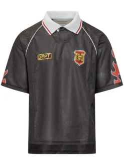 Embroidered Patch Polo Jersey