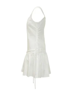 Enna Sleeveless Dress with Gathered Skirt