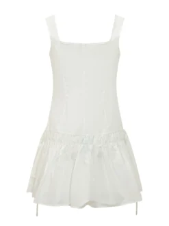 Enna Sleeveless Dress with Gathered Skirt