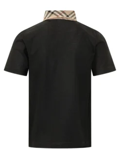 Evan Polo Shirt with Check Collar