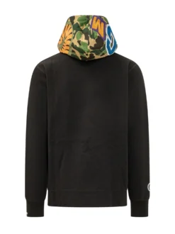 Felpa ABC Camo Shark con Cappuccio e Zip