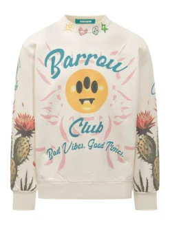 Felpa Barrow Club con Stampa Cactus