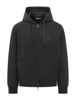 Felpa con Cappuccio e Zip