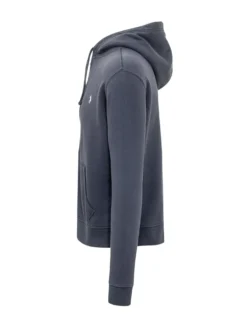 Felpa con Cappuccio e Zip Frontale