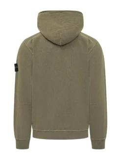 Felpa con Cappuccio e Zip in Cotone