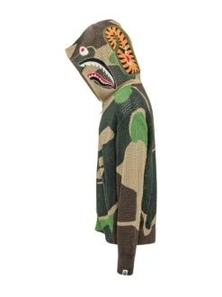 Felpa con Cappuccio Zip ABC Camo