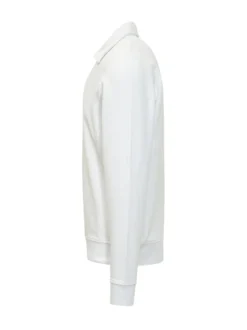Felpa con Mezza Zip e Colletto